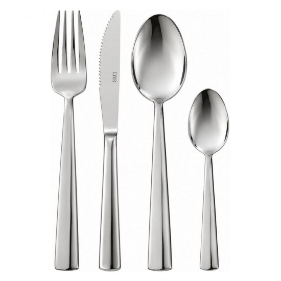 Faqueiro 24 Peças Montenegro Aço Inox Lyor
